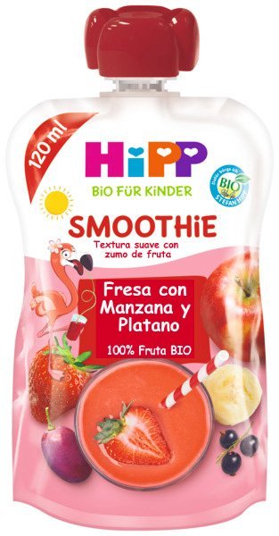 Smoothie Morango com Maçã e Banana 120 G Hipp