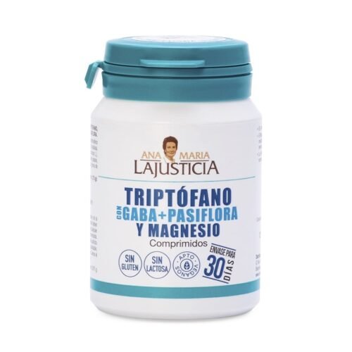 Triptofano com Gaba + Passiflora e Magnésio 60 Comprimidos Ana Maria La Justicia