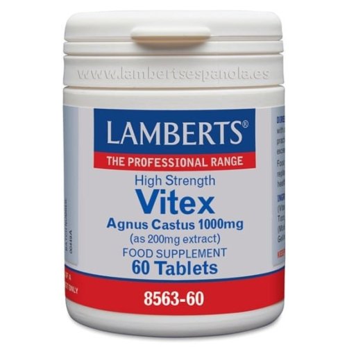Vitex Agnus Castus 1000 Mg 60 Comprimidos Lamberts