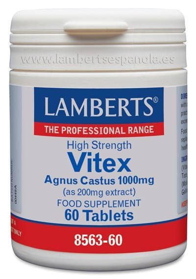 Vitex Agnus Castus 1000 Mg 60 Comprimidos Lamberts