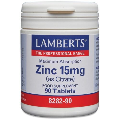 Zinco 15mg 90 Comprimidos Lamberts