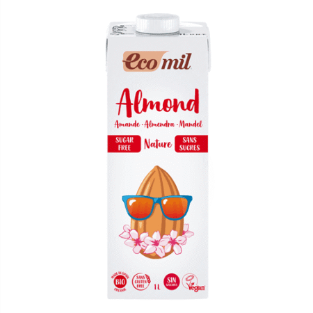 Bebida De Amêndoas Nature Bio 1 Lt Ecomil