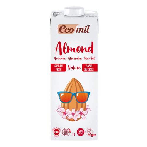 Bebida De Amêndoas Nature Bio 1 Lt Ecomil