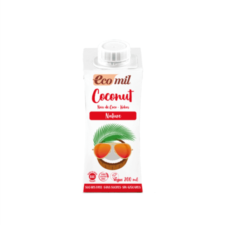 Bebida De Coco Nature 200 Ml Bio Ecomil
