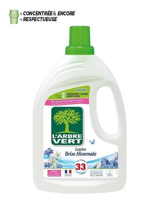 Detergente Máquina Roupa Líquido 1500 ml Brisa de Inverno L'arbre Vert