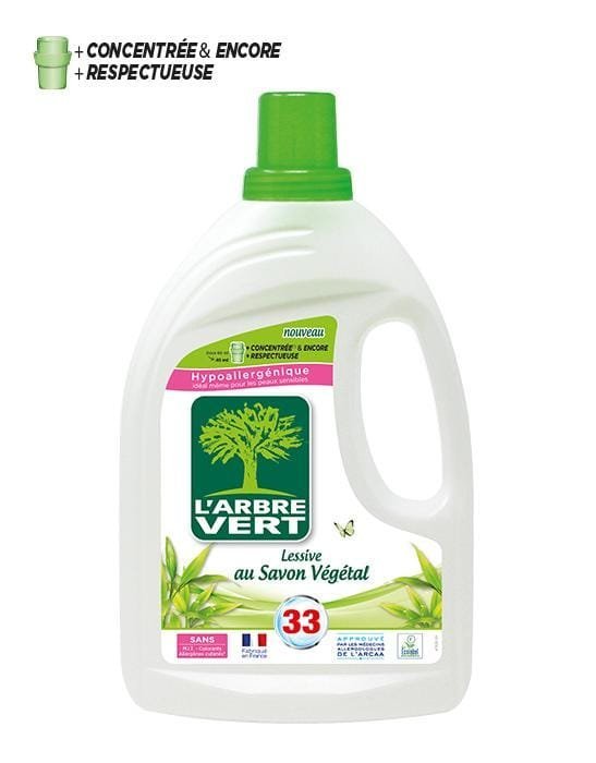 Detergente Máquina Roupa Líquido 1500 ml Sabão Vegetal L'arbre Vert