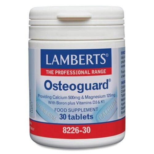 Osteoguard (Cálcio + Magnésio + Vit. D E K) 30 Comprimidos Lamberts