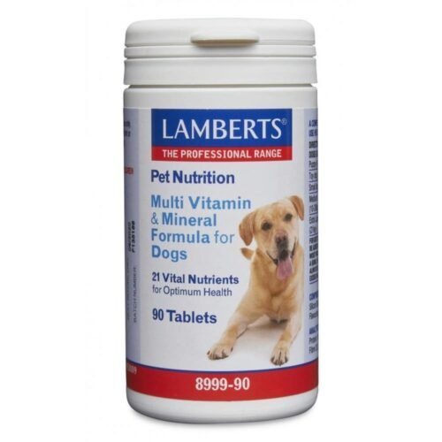 Pet Nutrition Multivitaminico E Mineral Para Cães 90 Comprimidos Lamberts