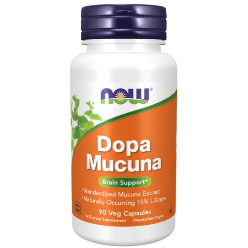 Dopa Mucuna 90 Cápsulas Vegetais Now