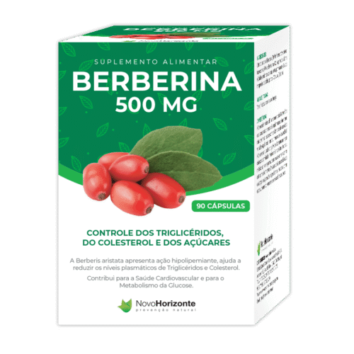 Berberina 500 Mg 90 Cápsulas Novo Horizonte