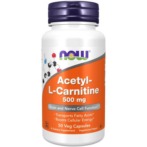 Acetyl L-Carnitine 500 Mg 50 Cápsulas Now