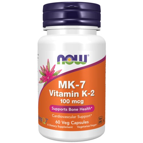 MK-7 Vitamin K-2 100 mcg 60 Cápsulas Vegetais Now