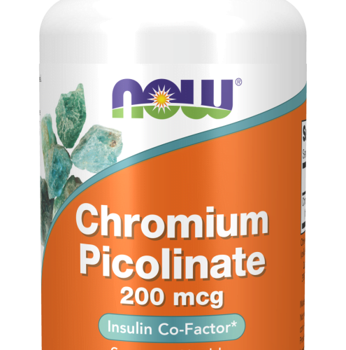 Chromium Picolinate 200 mcg 100 Cápsulas Vegetais Now