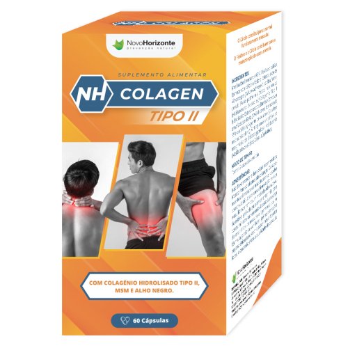 NH Colagen Tipo II 60 Cápsulas Novo Horizonte