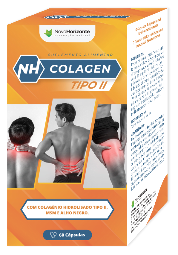 NH Colagen Tipo II 60 Cápsulas Novo Horizonte