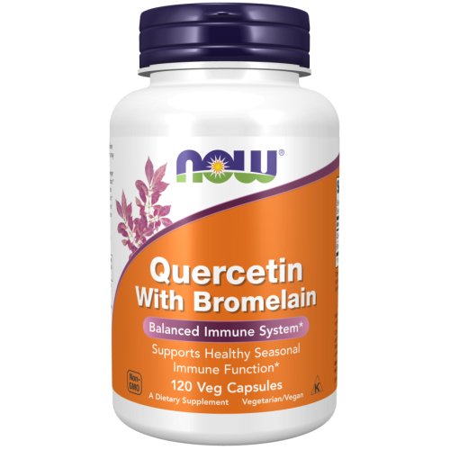 Quercetin with Bromelain 120 Cápsulas Vegetais Now