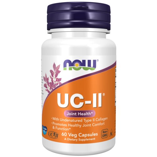 UC-II® Type II Collagen 60 Cápsulas Vegetais Now
