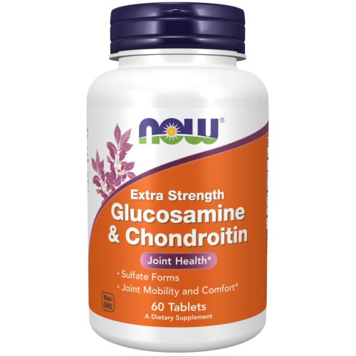 Glucosamine & Chondroitin Extra Strength 60 Comprimidos Now