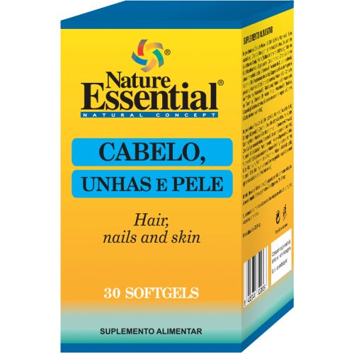 Cabelos, Unhas E Pele 30 Softgels Nature Essential