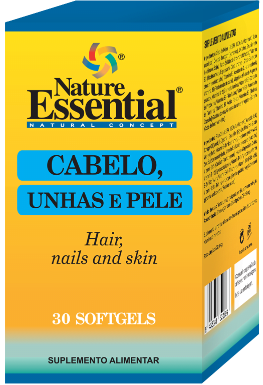 Cabelos, Unhas E Pele 30 Softgels Nature Essential