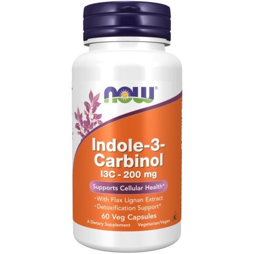 Indole-3-Carbinol (I3C) 200 Mg 60 Cápsulas Now