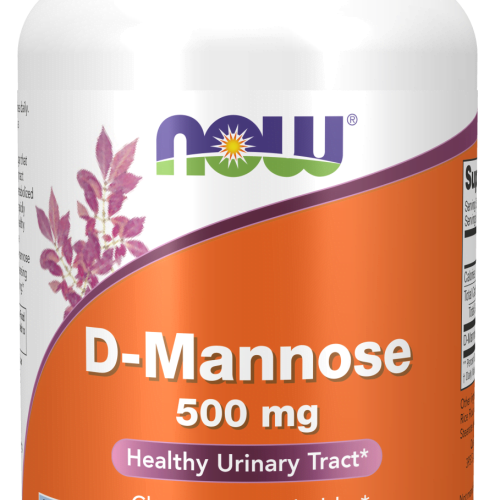 D-Mannose 500 mg 120 Cápsulas Vegetais Now