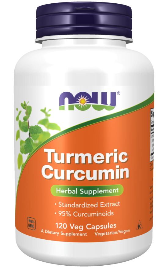 Turmeric Curcumin 120 Cápsulas Vegetais Now