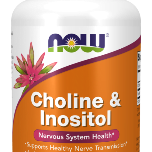 Choline & Inositol 500 mg 100 Cápsulas Now