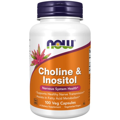 Choline & Inositol 500 mg 100 Cápsulas Now