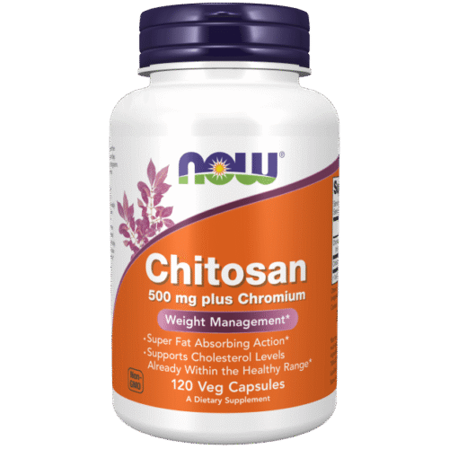 Chitosan 500 mg plus Chromium 120 Cápsulas Now