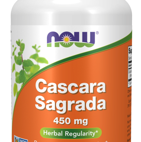 Cascara Sagrada 450 mg 100 Cápsulas Now
