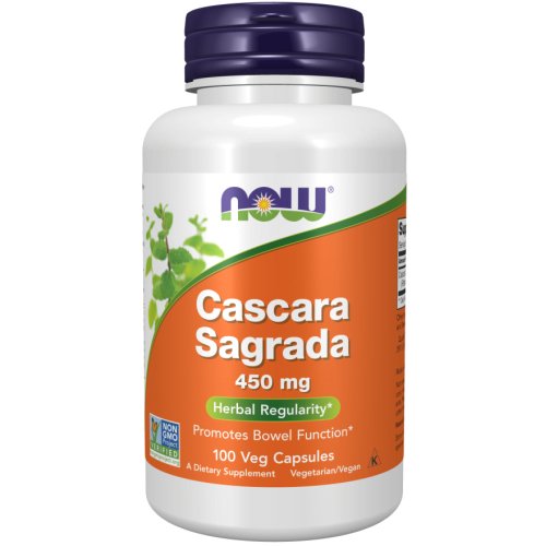 Cascara Sagrada 450 mg 100 Cápsulas Now