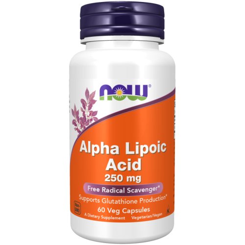 Alpha Lipoic Acid 250 mg 60 Cápsulas Now