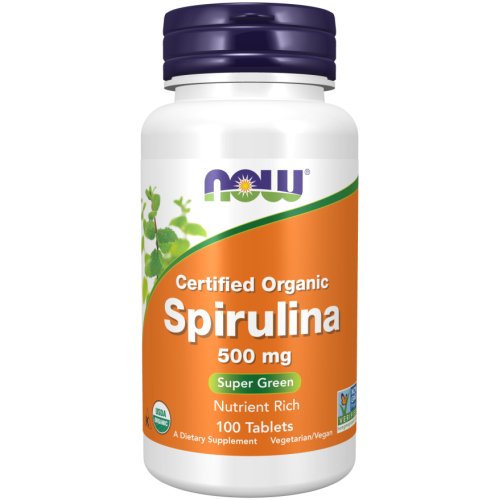 Spirulina 500 mg 200 Comprimidos Now