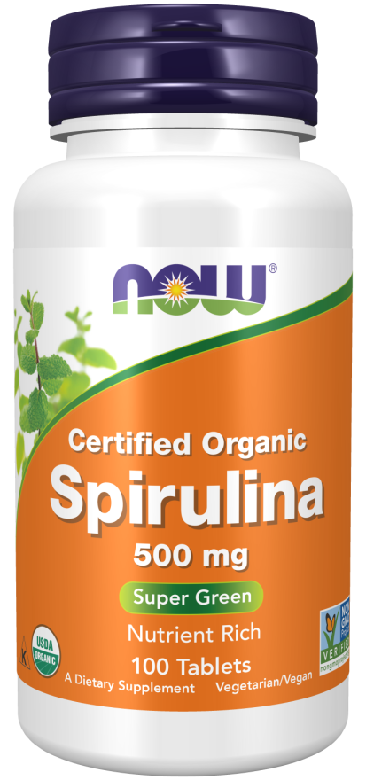 Spirulina 500 mg 200 Comprimidos Now