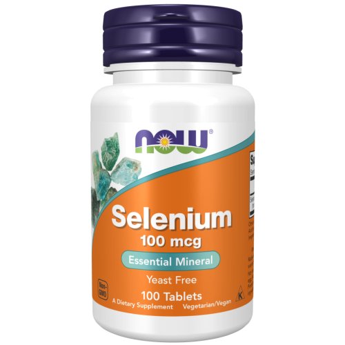Selenium 100 mcg 100 Comprimidos Now