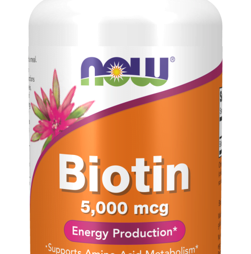 Biotin 5000 mcg 60 Cápsulas Now