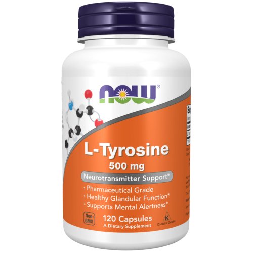 L-Tyrosine 500 mg 120 Cápsulas Now