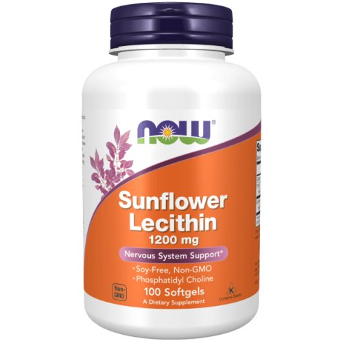 Sunflower Lecithin 1200 mg 100 Softgels Now