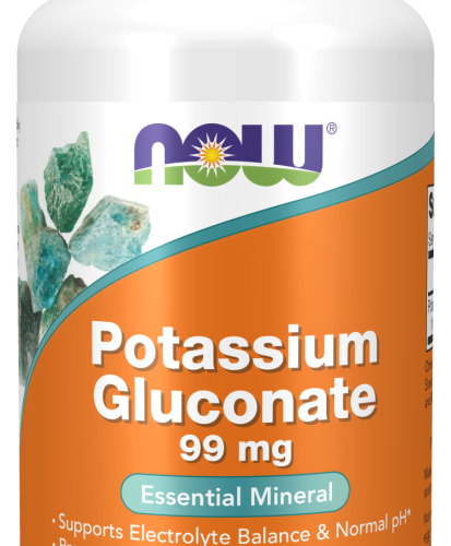 Potassium Gluconate 99 mg 100 Comprimidos Now