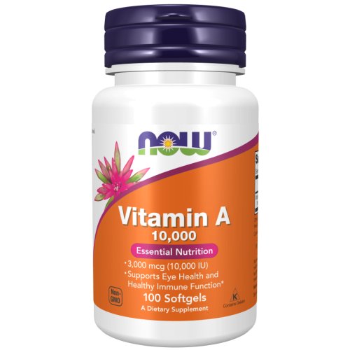 Vitamin A 10,000 100 Softgels Now