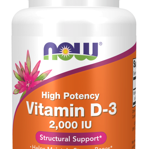 Vitamin D-3 2000 IU 120 Softgels Now