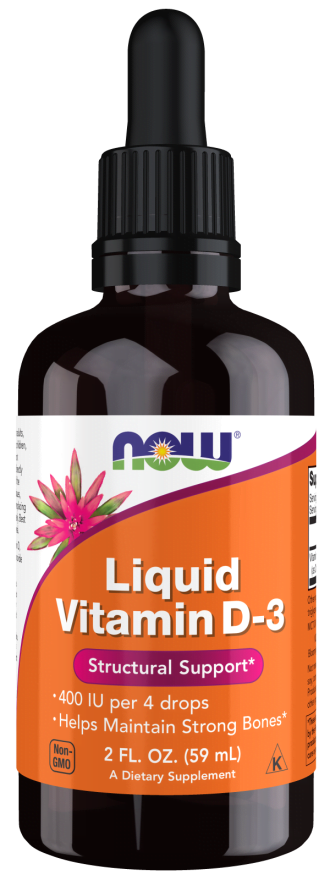 Vitamin D-3 Liquid 59 Ml. Now