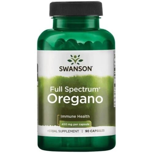 Full Spectrum Oregano 450 mg 90 Cápsulas Swanson