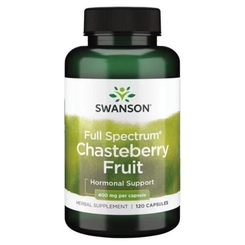 Full Spectrum Chasteberry Fruit 400 mg 120 Cápsulas Swanson