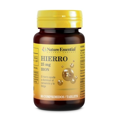 Ferro 25 mg 50 Comprimidos Nature Essential