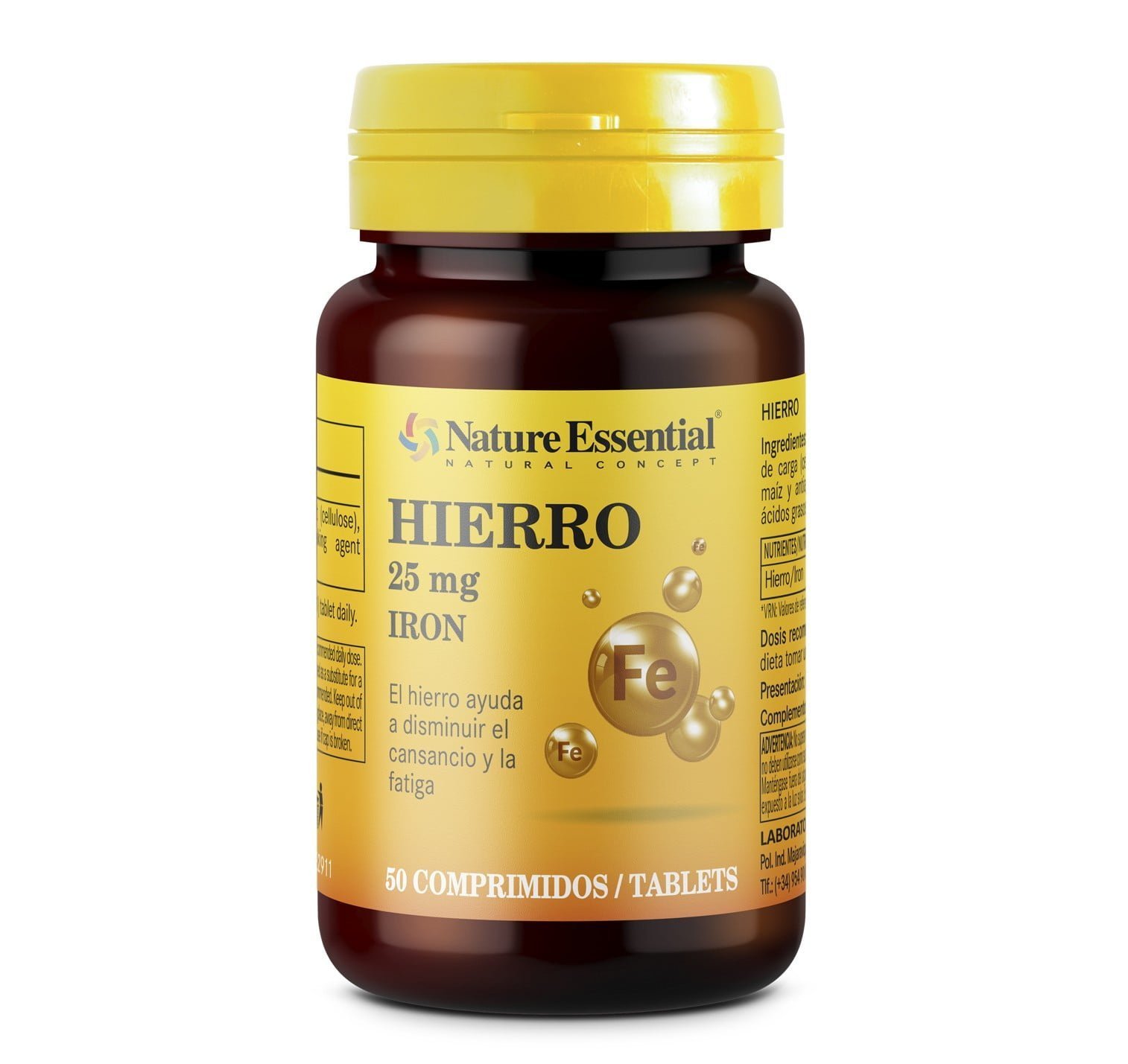 Ferro 25 mg 50 Comprimidos Nature Essential