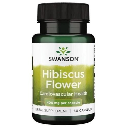 Hibiscus Flower 400 Mg 60 Cápsulas  Swanson