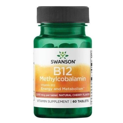 Vitamin B12 Methylcobalamin 2500 Mcg 60 Comprimidos Swanson