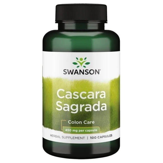 Cáscara Sagrada 450 Mg 100 Cápsulas Swanson